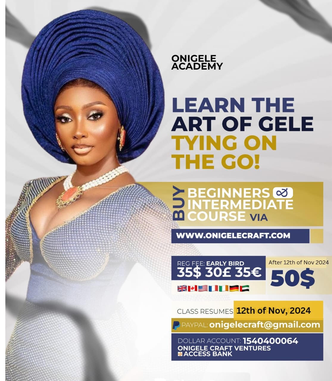 BEGINNERS TO INTERMEDIATE GELE COURSE 1.0 ( $50 | NGN80,000 )